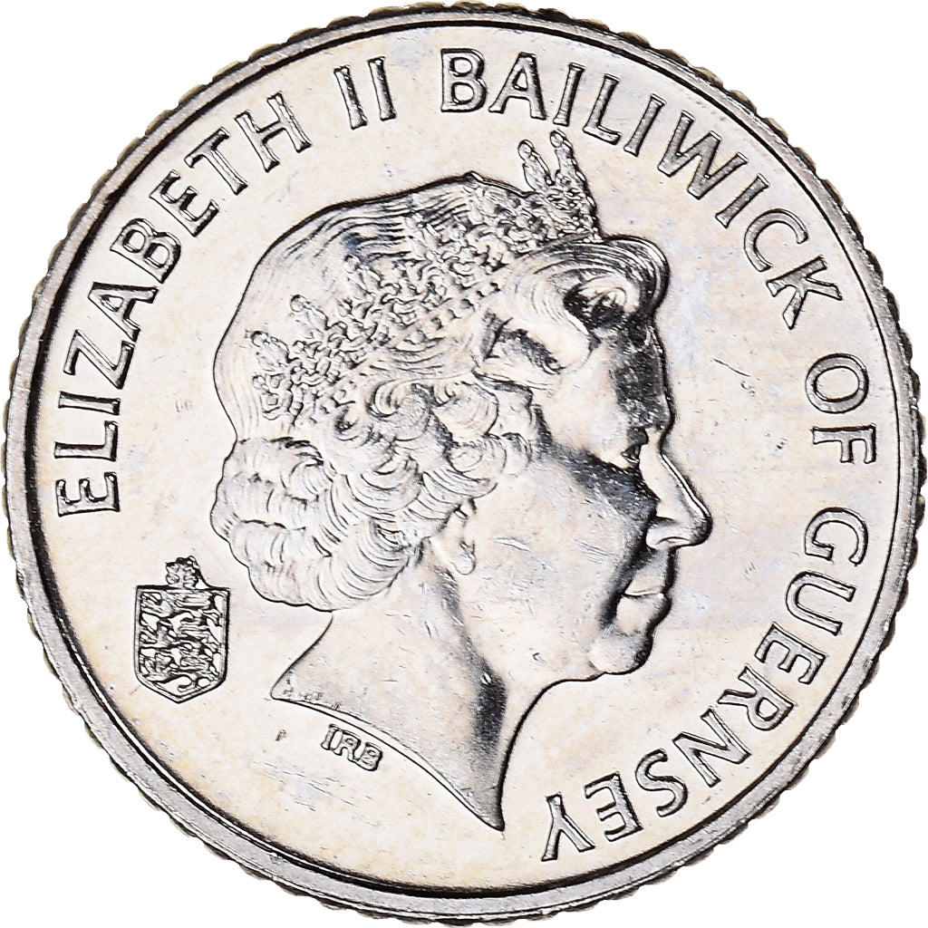 Coin, Guernsey, Elizabeth II, 5 Pence, 2003, British Royal Mint, MS(60-62)