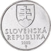 Moneta, Slovacchia, 2 Koruna, 2002, SPL, Acciaio placcato nichel, KM:13