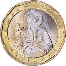Coin, Bulgaria, Lev, 2002, Sofia, MS(60-62), Bi-Metallic, KM:254
