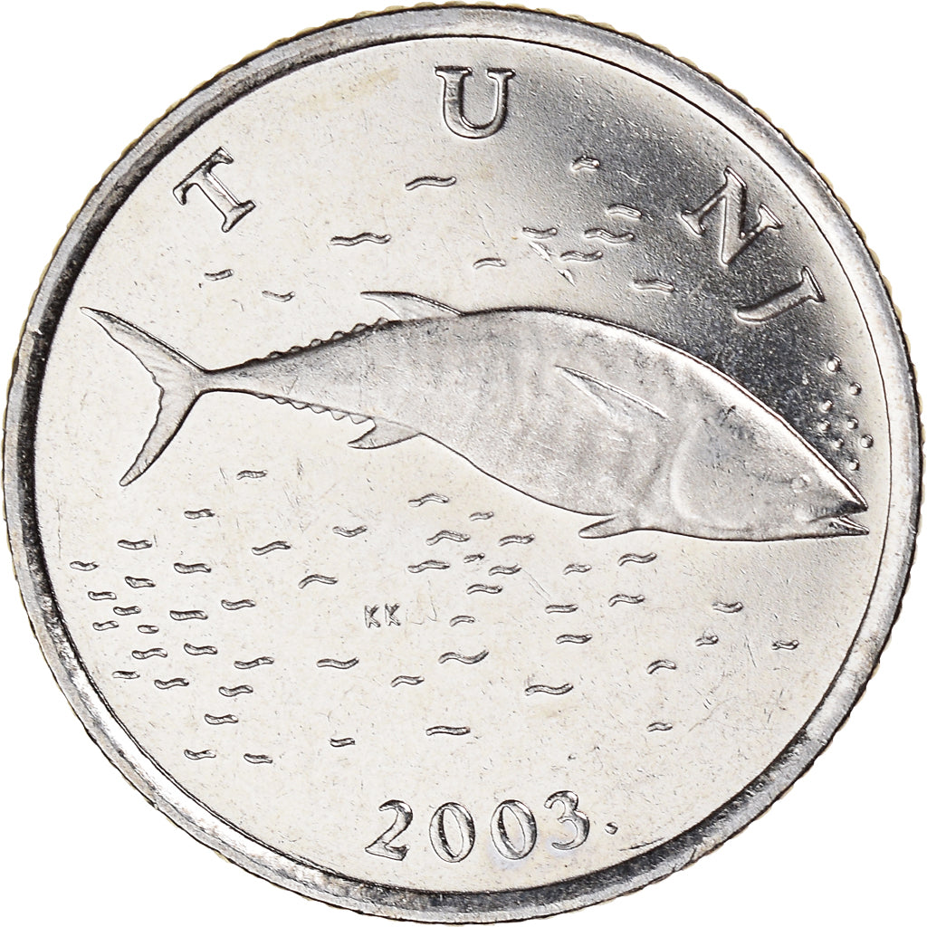 Coin, Croatia, 2 Kune, 2003, MS(60-62), Copper-Nickel-Zinc, KM:10