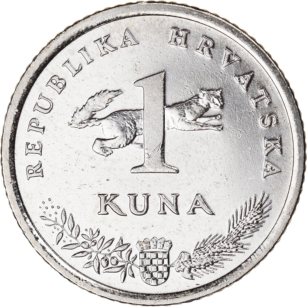 Coin, Croatia, Kuna, 2001, MS(60-62), Copper-Nickel-Zinc, KM:9.1