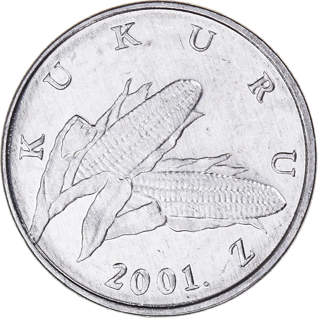 Coin, Croatia, Lipa, 2001, MS(63), Aluminum, KM:3