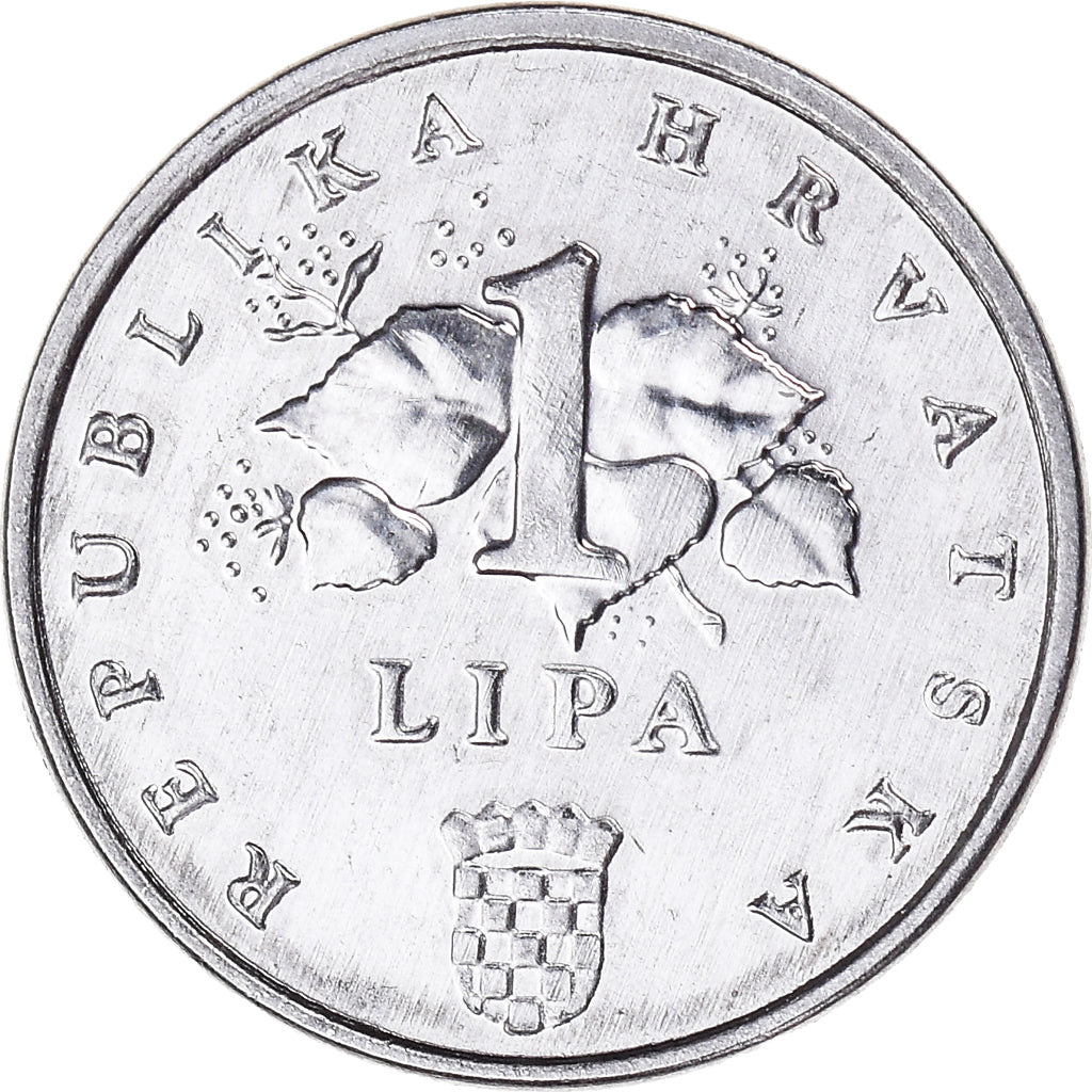 Coin, Croatia, Lipa, 2001, MS(63), Aluminum, KM:3