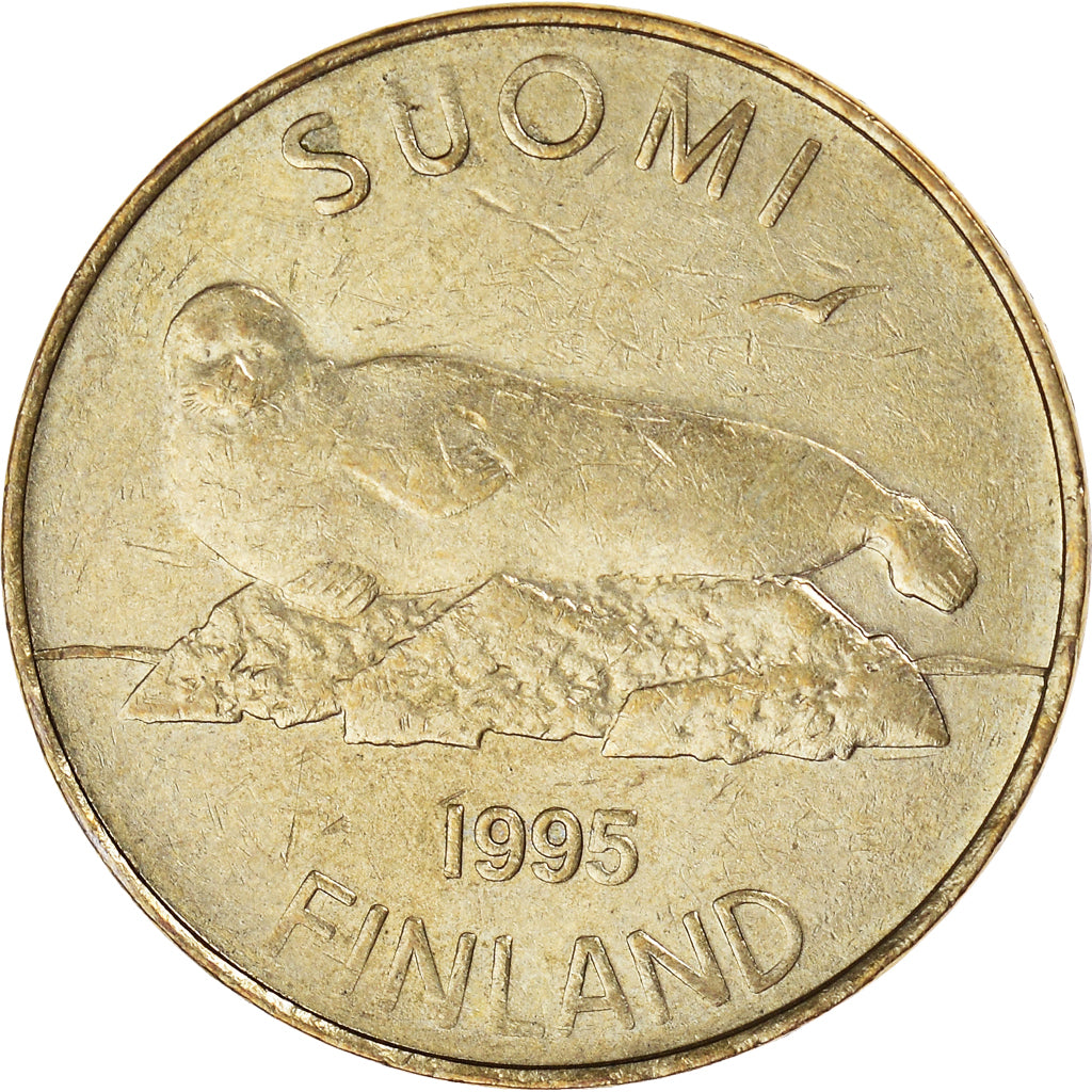 Coin, Finland, 5 Markkaa, 1995, EF(40-45), Copper-Aluminum-Nickel, KM:73