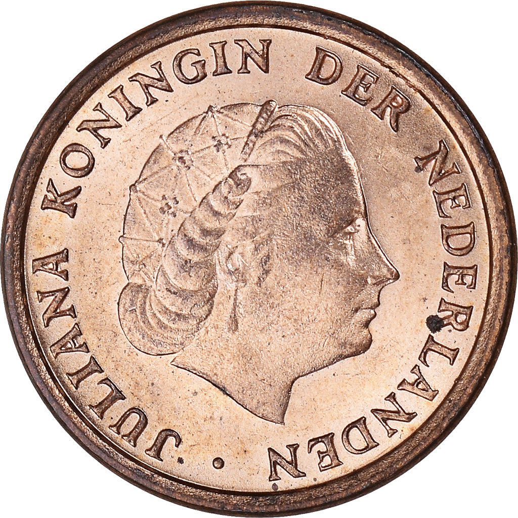 Coin, Netherlands, Juliana, Cent, 1978, AU(55-58), Bronze, KM:180