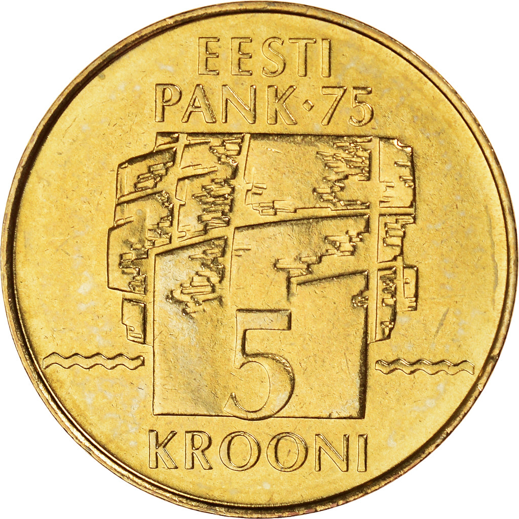 Coin, Estonia, 5 Krooni, 1994, MS(60-62), Aluminum-Bronze, KM:30