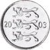 Moneta, Estonia, 20 Senti, 2003, no mint, MS(60-62), Nickel platerowany stalą