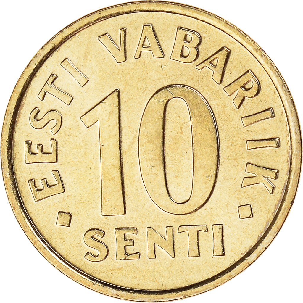 Munten, Estland, 10 Senti, 2002, no mint, PR+, Aluminum-Bronze, KM:22