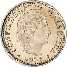 Coin, Switzerland, 20 Rappen, 2006, Bern, MS(64), Copper-nickel, KM:29a
