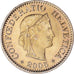 Coin, Switzerland, 10 Rappen, 2005, Bern, MS(60-62), Copper-nickel, KM:27
