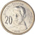 Moneda, Serbia, 20 Dinara, 2006, MBC+, Cobre - níquel - cinc, KM:42
