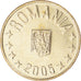 Coin, Romania, 50 Bani, 2005, Bucharest, AU(50-53), Nickel-brass, KM:192