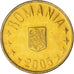 Coin, Romania, Ban, 2005, MS(60-62), Brass plated steel, KM:189