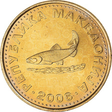 Coin, Macedonia, 2 Denari, 2006, MS(60-62), Brass, KM:3