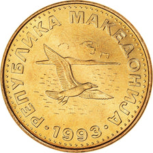 Coin, Macedonia, 50 Deni, 1993, MS(60-62), Brass, KM:1