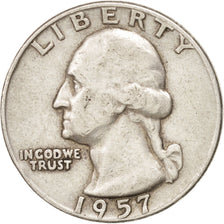 United States, Washington Quarter, 1957, Denver, KM:164, VF(30-35)