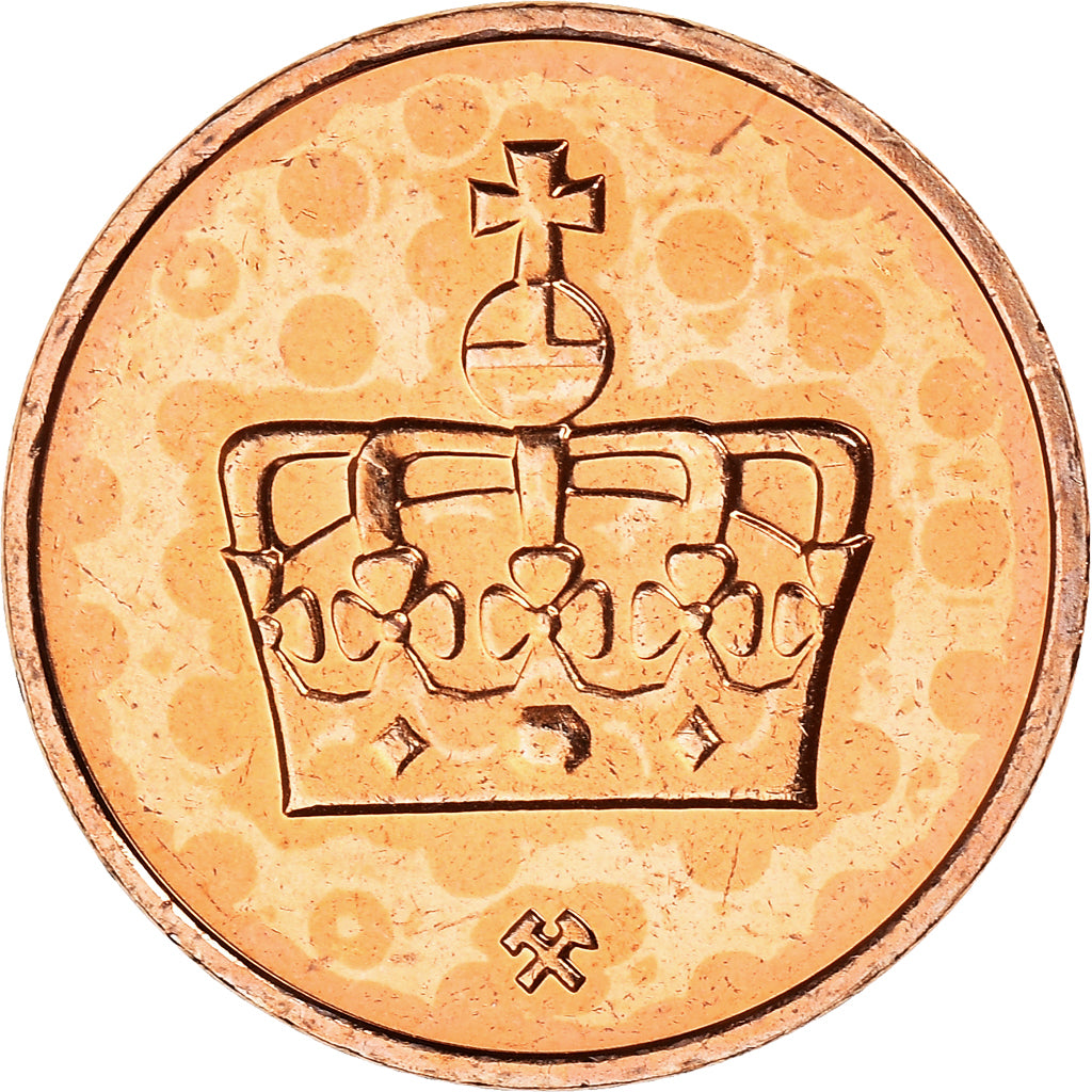 Coin, Norway, Harald V, 50 Öre, 2007, AU(50-53), Bronze, KM:460
