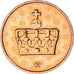 Coin, Norway, Harald V, 50 Öre, 2007, AU(50-53), Bronze, KM:460