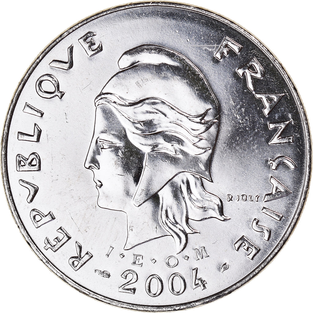Coin, French Polynesia, 50 Francs, 2004, Paris, AU(55-58), Nickel, KM:13