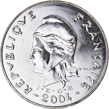 Coin, French Polynesia, 50 Francs, 2004, Paris, AU(55-58), Nickel, KM:13
