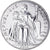 Moeda, Polinésia Francesa, 5 Francs, 2004, Paris, MS(63), Alumínio, KM:12