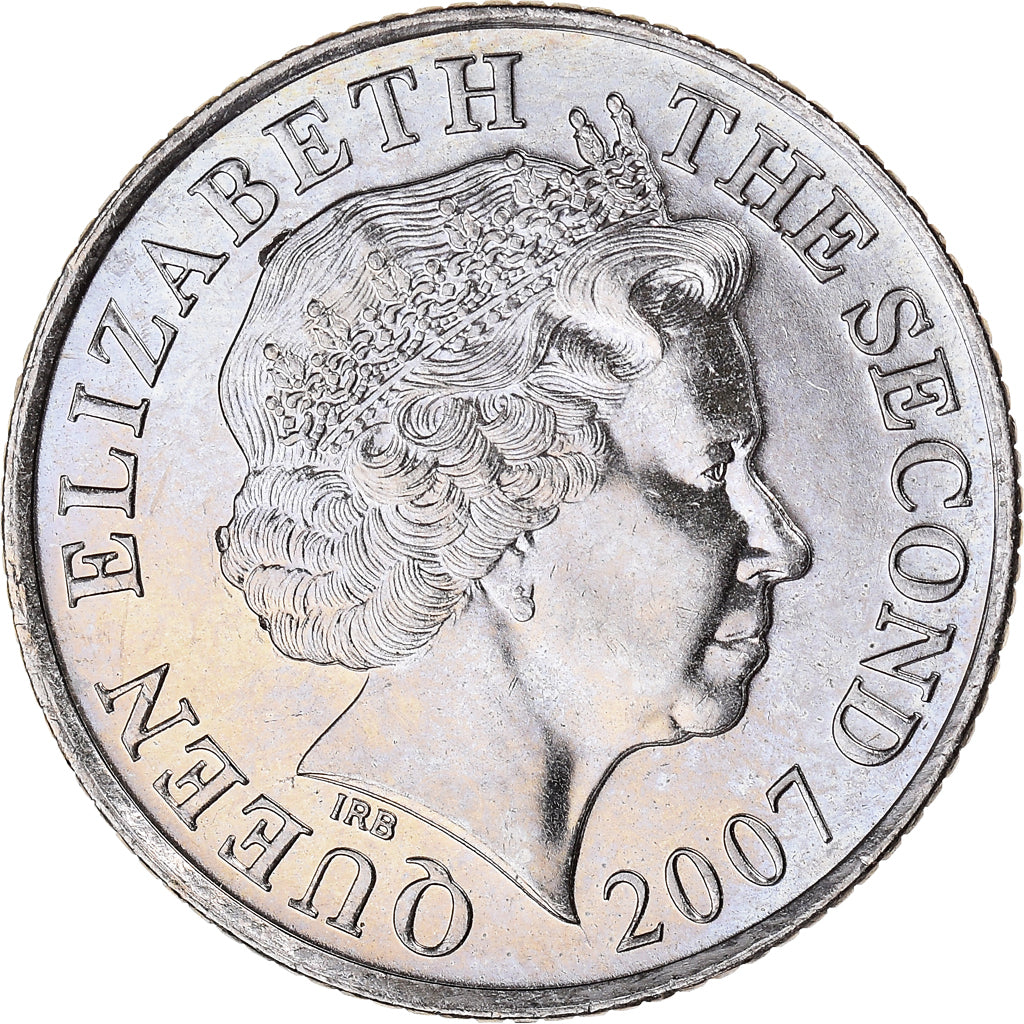 Coin, Jersey, Elizabeth II, 10 Pence, 2007, MS(60-62), Copper-nickel, KM:106