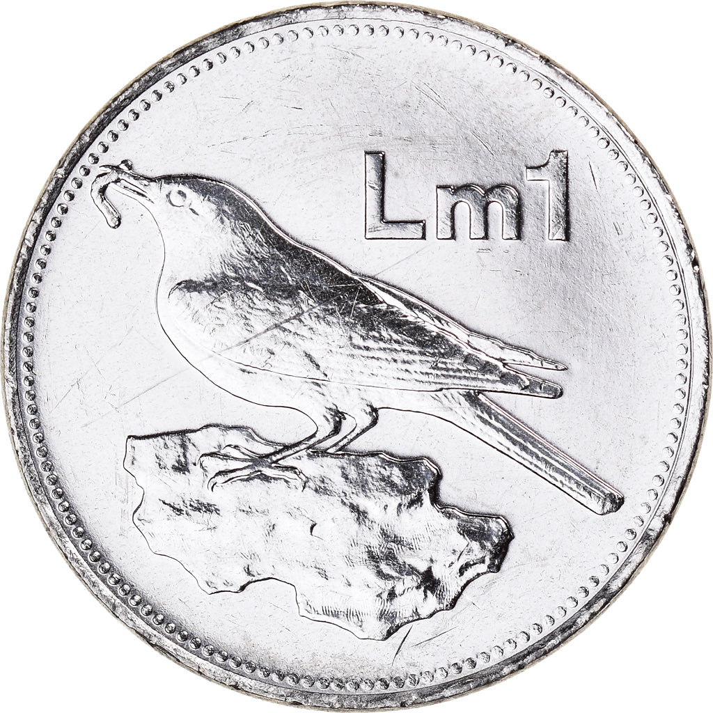 Coin, Malta, Lira, 2000, VF(30-35), Nickel, KM:99