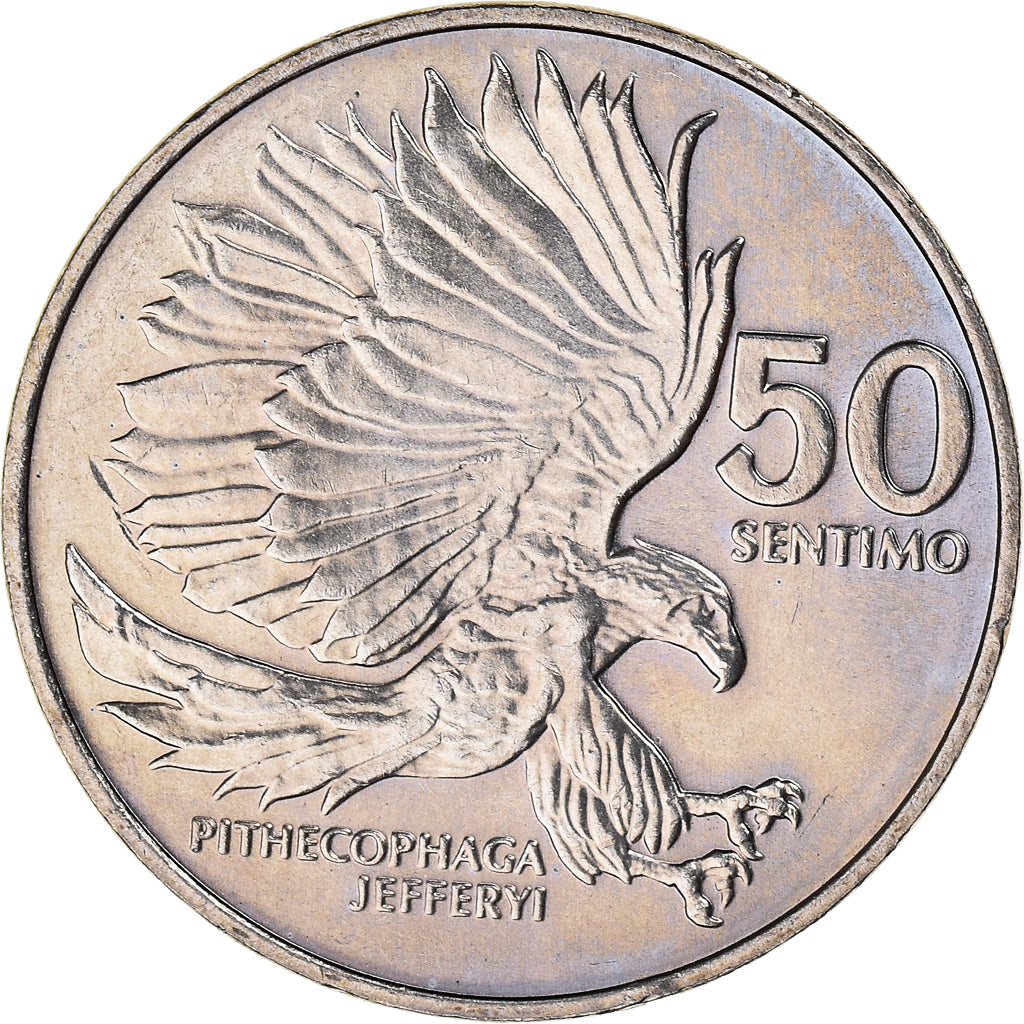 Moneta, Filippine, 50 Sentimos, 1987, SPL-, Rame-nichel, KM:242.1