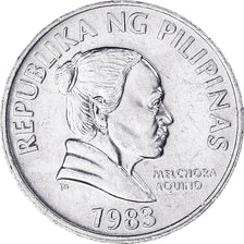 Coin, Philippines, 5 Sentimos, 1983, AU(50-53), Aluminum, KM:239