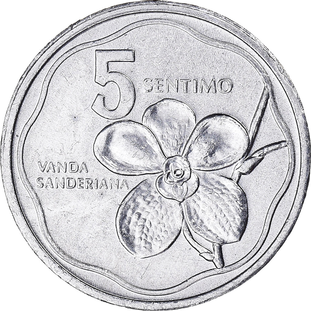 Coin, Philippines, 5 Sentimos, 1983, AU(50-53), Aluminum, KM:239
