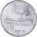 Coin, INDIA-REPUBLIC, 50 Paise, 2002, AU(50-53), Stainless Steel, KM:69