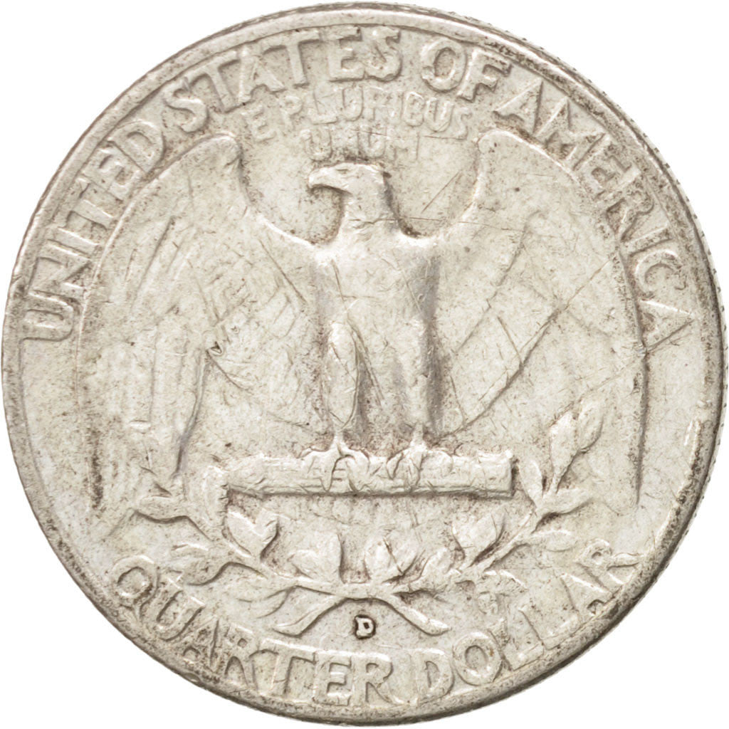 United States, Washington Quarter, 1961, Denver, KM:164, EF(40-45)