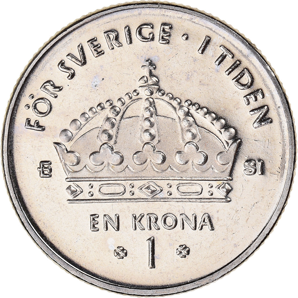 Coin, Sweden, Carl XVI Gustaf, Krona, 2007, Eskilstuna, AU(55-58)