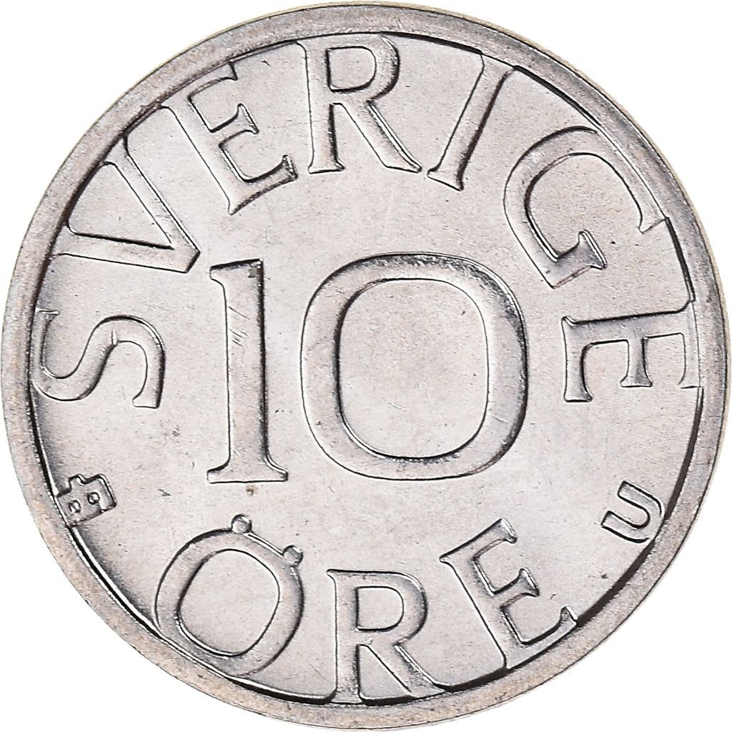 Moneta, Szwecja, Carl XVI Gustaf, 10 Öre, 1980, Copenhagen, MS(63)