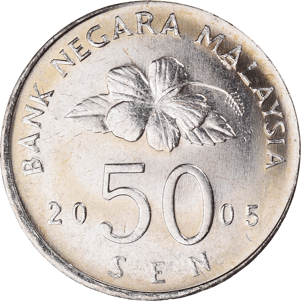 Monnaie, Malaysie, 50 Sen, 2005, SUP+, Cupro-nickel, KM:53