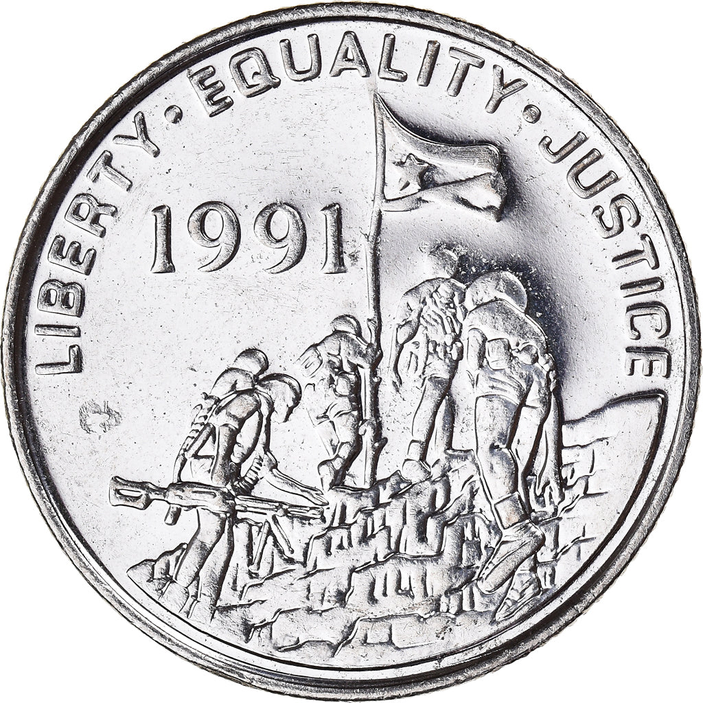 Coin, Eritrea, 100 Cents, 1997, AU(55-58), Nickel Clad Steel, KM:48