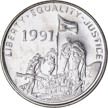 Coin, Eritrea, 50 Cents, 1997, AU(50-53), Nickel Clad Steel, KM:47