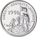 Moneta, Eritrea, 25 Cents, 1997, SPL-, Acciaio ricoperto in nichel, KM:46