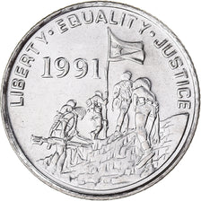Coin, Eritrea, 10 Cents, 1997, MS(60-62), Nickel Clad Steel, KM:45