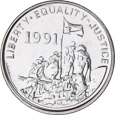 Coin, Eritrea, 5 Cents, 1997, AU(55-58), Nickel Clad Steel, KM:44