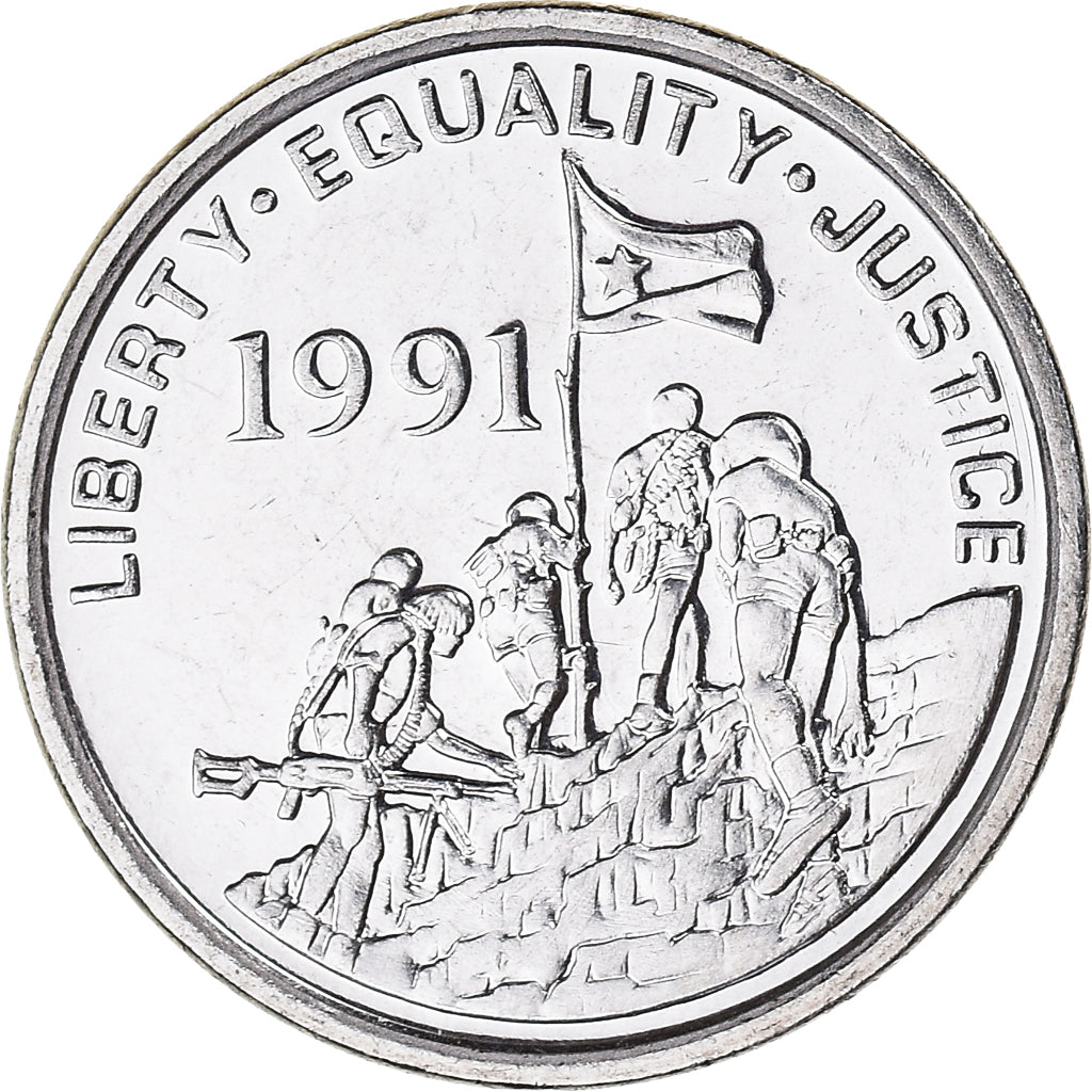 Monnaie, Érythrée, Cent, 1997, SUP+, Nickel Clad Steel, KM:43
