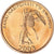 Moneda, Ruanda, 10 Francs, 2003, EBC, Latón chapado en acero, KM:24
