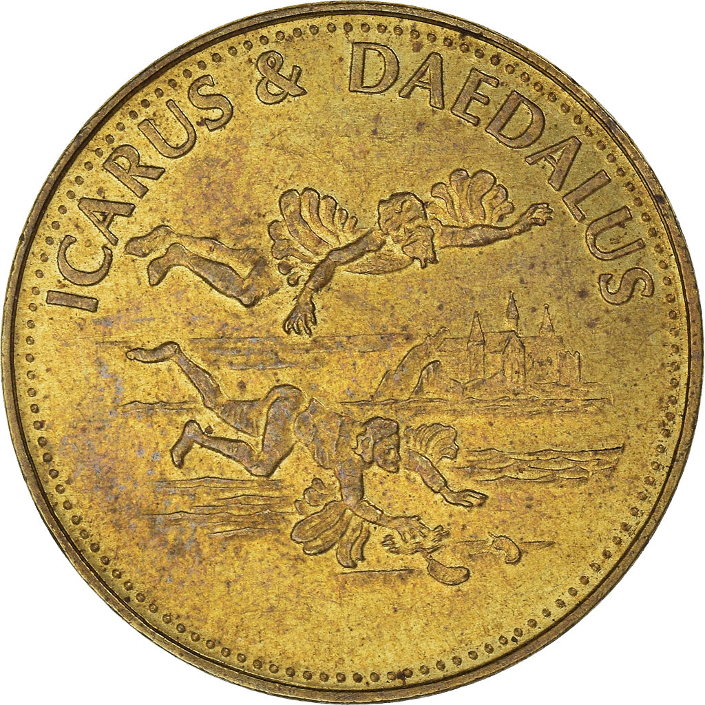 France, Jeton, Collection Shell, Icarus et Daedalus, Aviation, TTB+