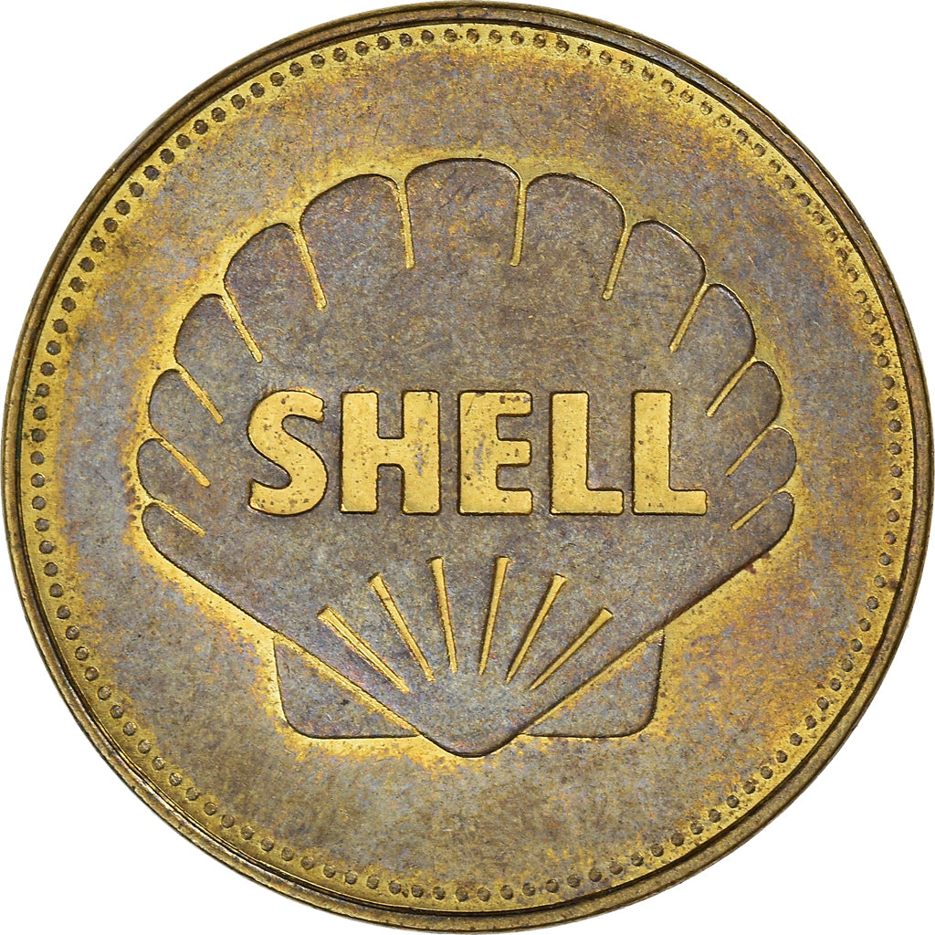 France, Jeton, Collection Shell, Leonard de Vinci, Aviation, TB