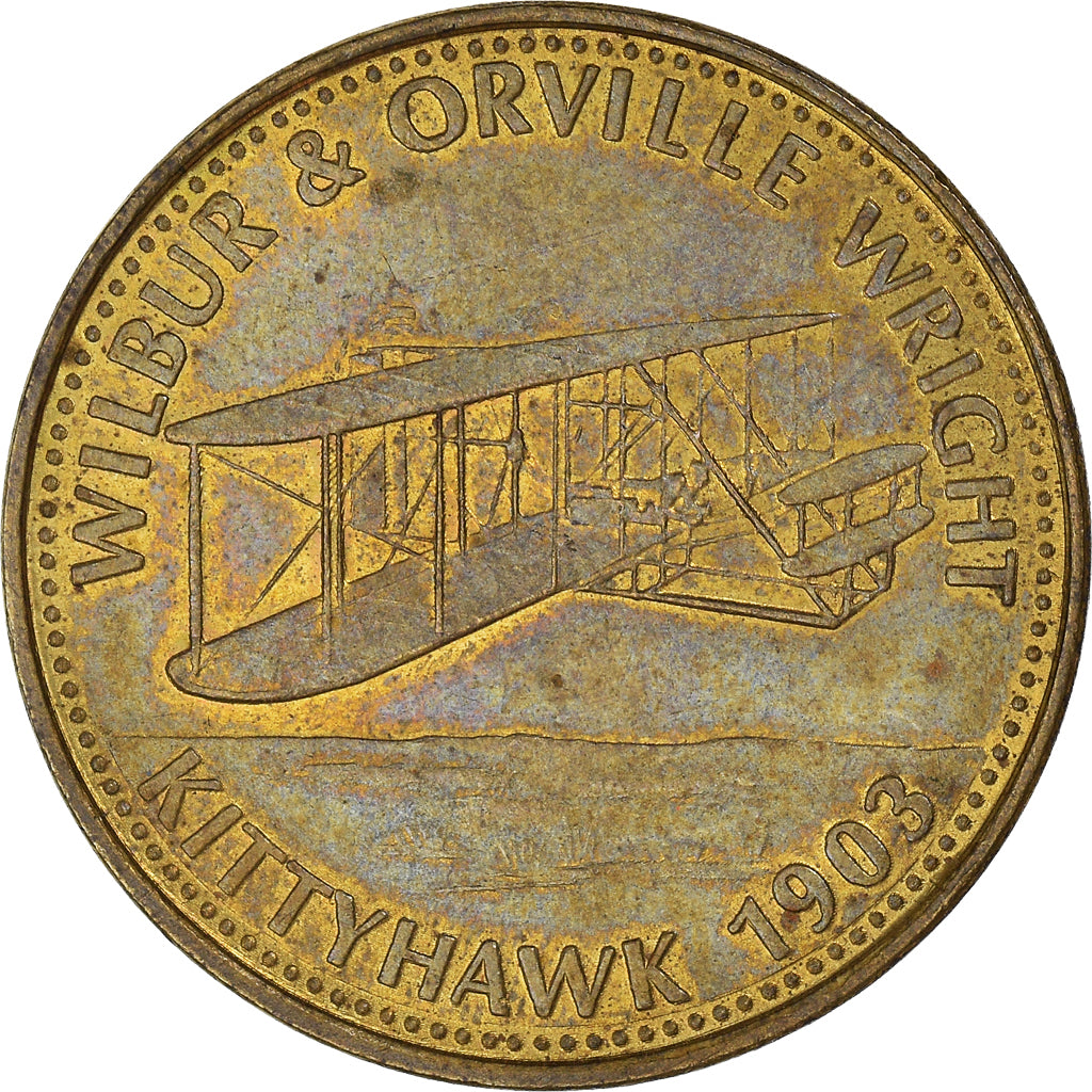 France, Token, Collection Shell, Wilbur and Orville Wright, Aviation, AU(50-53)