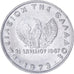 Coin, Greece, 20 Lepta, 1973, MS(60-62), Aluminum, KM:105