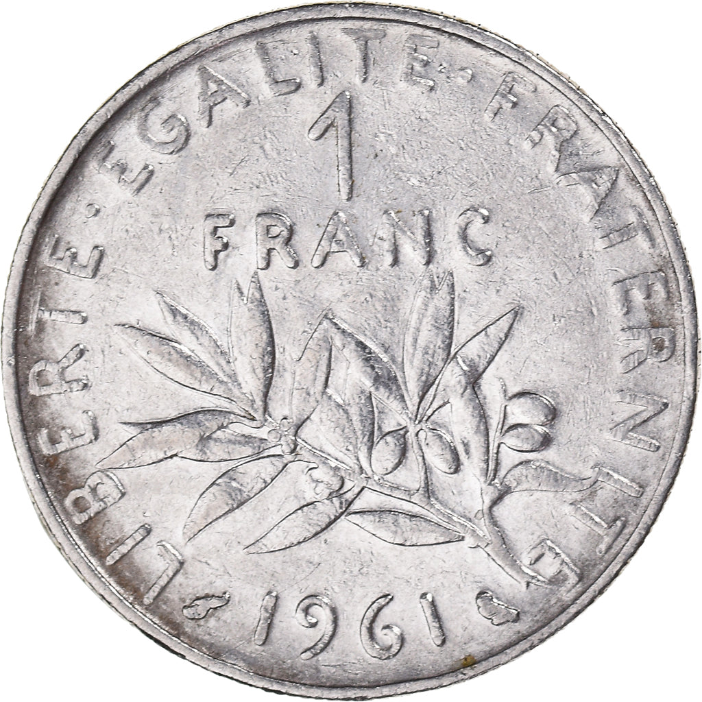 Coin, France, François Mitterrand, Franc, 1961, unofficial private coin