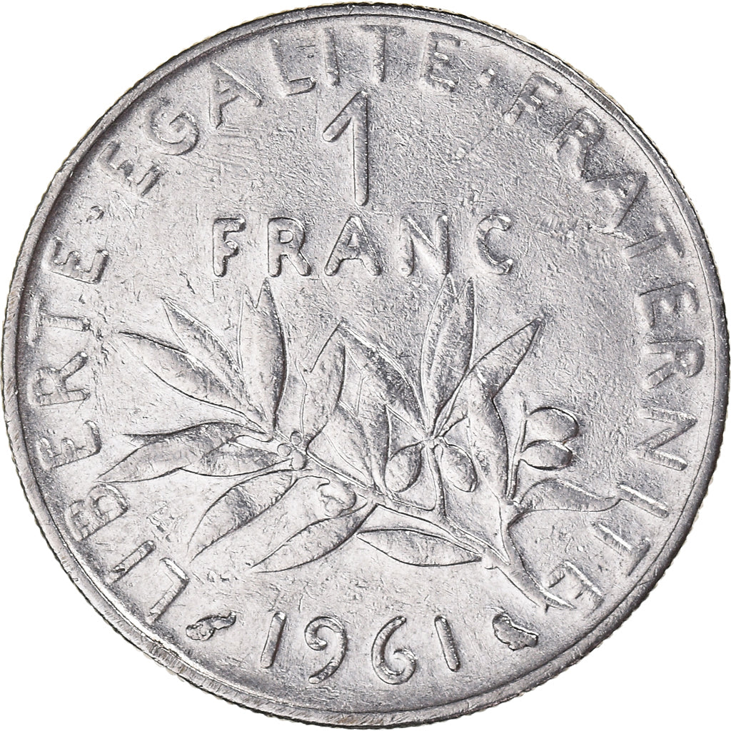 Monnaie, France, Jacques Chirac, Franc, 1961, unofficial private coin, TTB