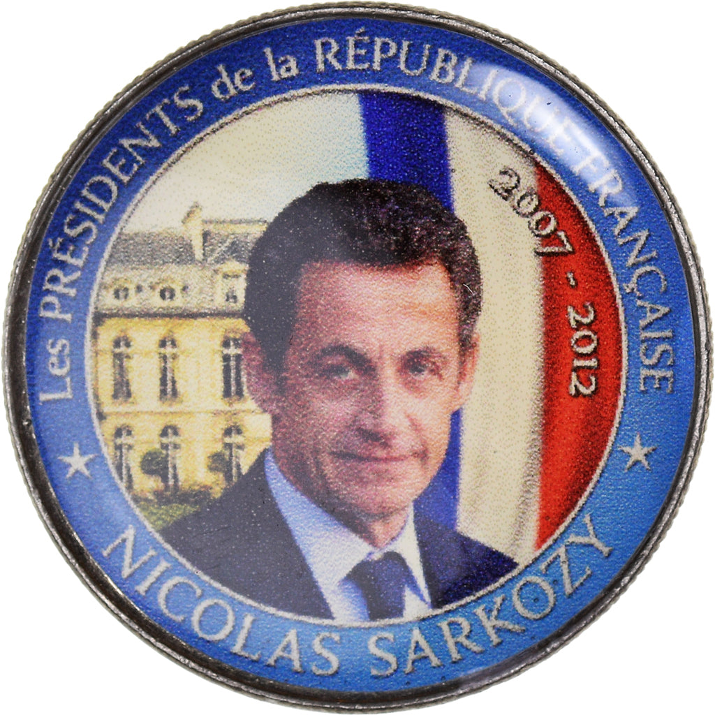 Coin, France, Nicolas Sarkozy, Franc, 1978, unofficial private coin, EF(40-45)