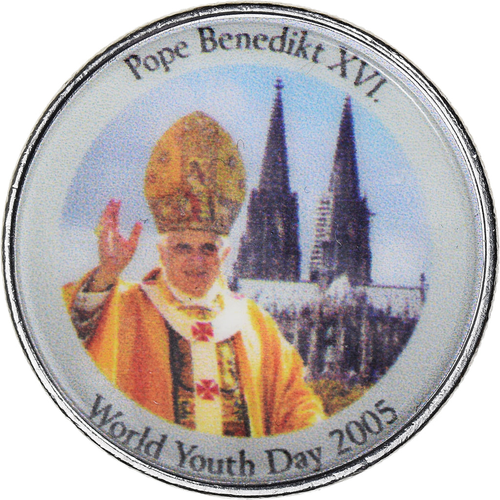 Italia, zeton, Benoit XVI, Journées mondiales de la jeunesse 2005, MBC+